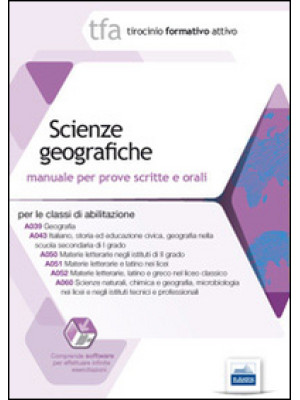 3 TFA. Scienze geografiche....