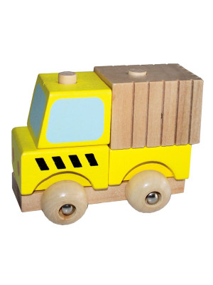 Camion. Mezzi in legno smon...