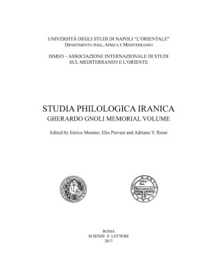 Studia Philologica Iranica....