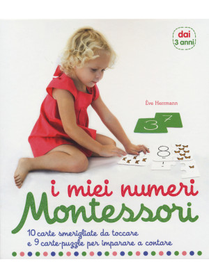 I miei numeri. Montessori. 10 carte smerigliate da toccare e 9 carte puzzle per imparare a contare. Con Carte