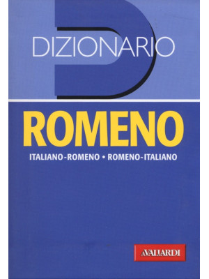 Dizionario romeno. Italiano...