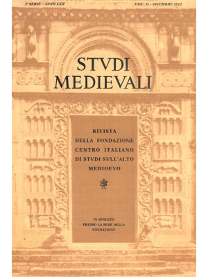 Studi medievali (2021). Vol. 1