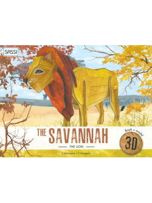 The savannah. The lion 3D. ...