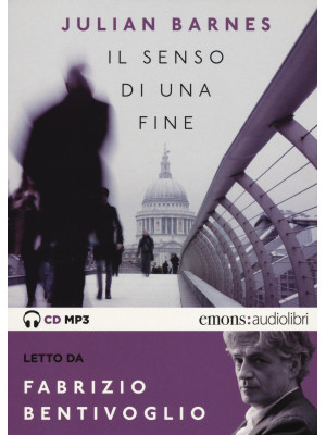 Il senso di una fine letto da Fabrizio Bentivoglio. Audiolibro. CD Audio formato MP3