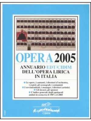 Opera 2005. Annuario dell'o...