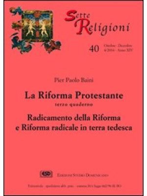 La riforma protestante. Vol...