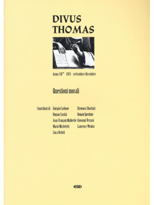 Divus Thomas (2015). Vol. 3...