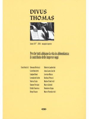 Divus Thomas (2016). Vol. 2...