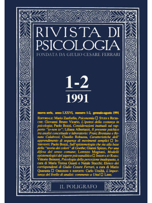 Rivista di psicologia (1991...