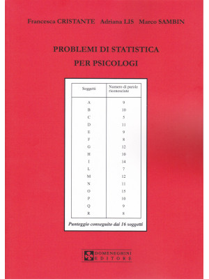 Problemi di statistica per ...