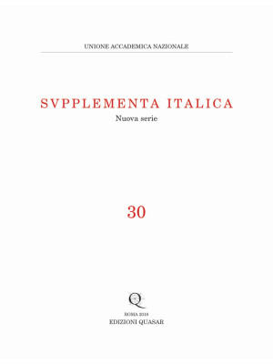 Supplementa Italica. Nuova ...