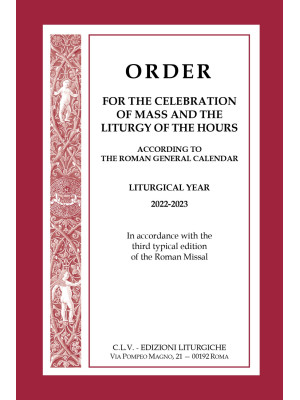 Order for the celebration o...