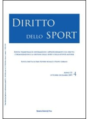 Diritto dello sport (2009)....