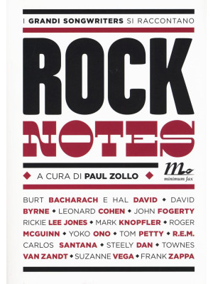 Rock notes. I grandi songwr...
