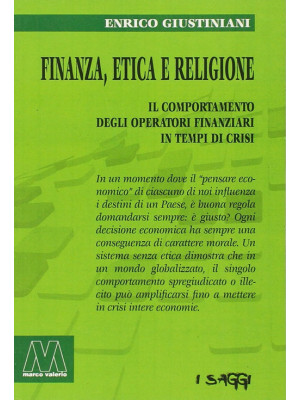 Finanza, etica e religione....