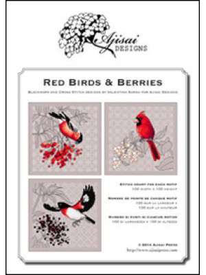 Red birds & Berries. Cros s...