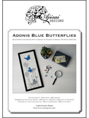 Adonis blue buterflies. Cro...