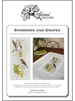 Sparrows and grapes. Cross ...