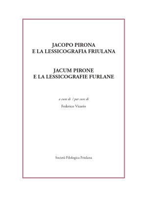 Jacopo Pirona e la lessicog...
