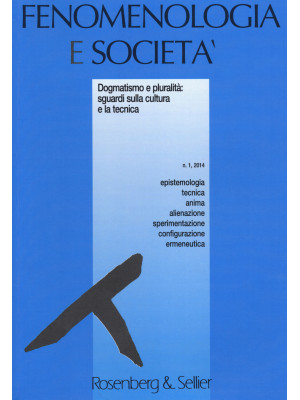 Fenomenologia e società (20...