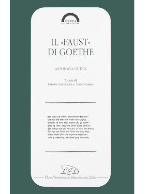 Il faust di Goethe. Antolog...