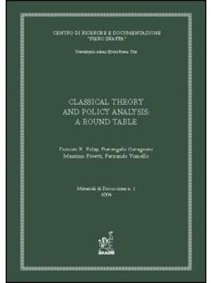 Classical theory and policy...