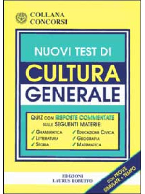 Nuovi test di cultura generale