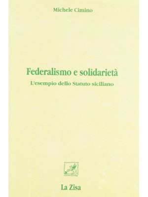Federalismo e solidarietà. ...