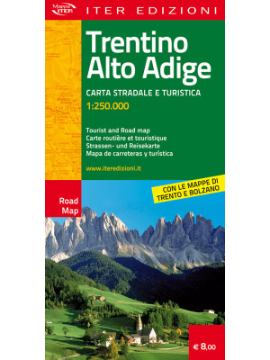 Trentino Alto Adige. Mappa ...