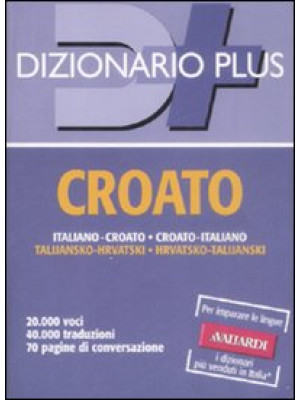 Dizionario croato. Italiano...