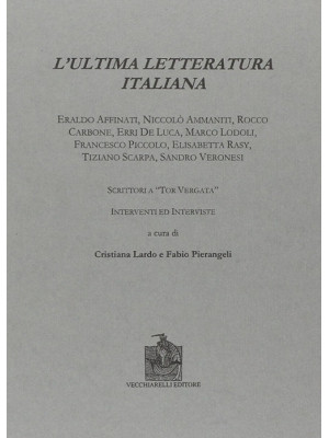 L'ultima letteratura italiana