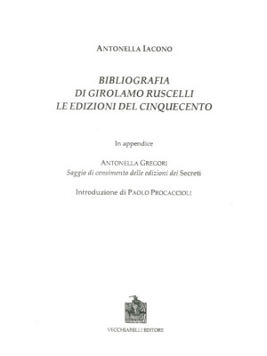 Bibliografia di Girolamo Ru...