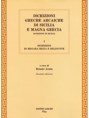 Iscrizioni greche arcaiche ...