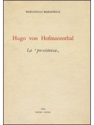 Hugo von Hofmannsthal. «La ...