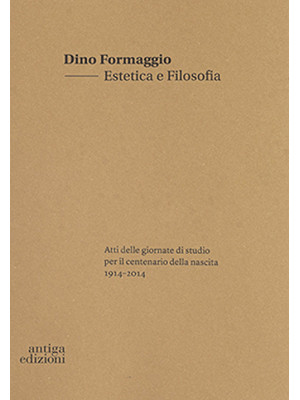 Dino Formaggio. Estetica e ...