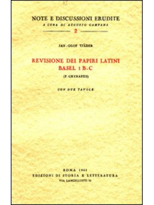 Revisione dei papiri latini...