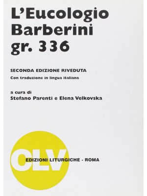 L'eucologio Barberini gr. 336
