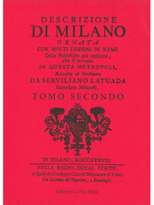 Descrizione di Milano ornat...