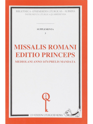 Missalis romani editio prin...