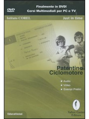 Patentino ciclomotore. DVD-ROM