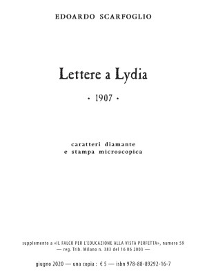 Lettere a Lydia. Ediz. spec...