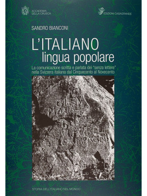 L'italiano lingua popolare....