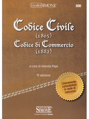 Codice civile (1865). Codic...