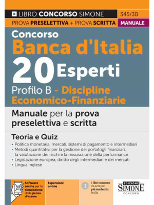 Concorso Banca d'Italia 20 ...