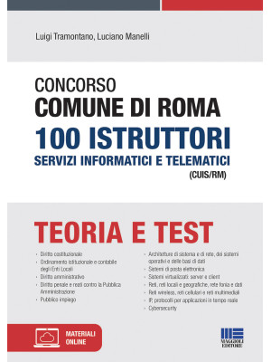 Concorso Comune di Roma 100 Istruttori Servizi informatici e telematici (CUIS/RM)