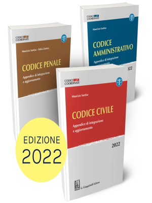 Codice penale-Codice amministrativo-Codice civile. Appendici di integrazione e aggiornamento 2022. Kit