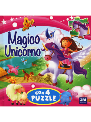Magico unicorno. Libro puzzle