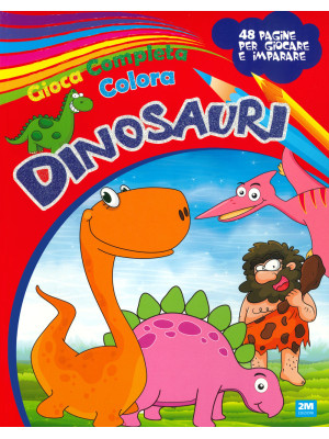 Gioca completa e colora i dinosauri