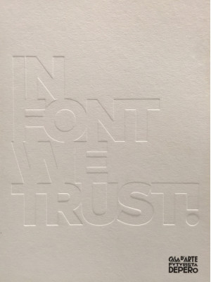 In font we trust! Arte e ti...