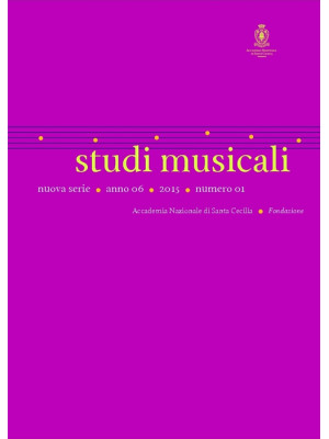 Studi musicali. N.S (2015)....